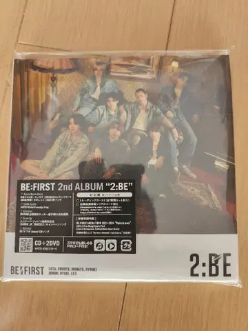 BE:FIRST 2nd ALBUM '2-BE' CD+DVD