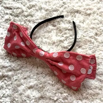 미니 머리띠 디즈니랜드 리본