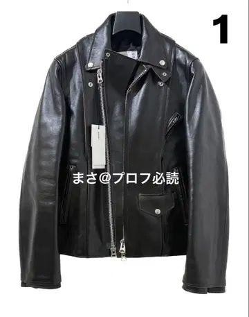 [부속품 완비] sacai 25AW 가죽 자켓 1