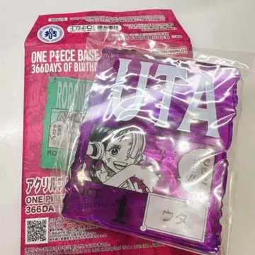 원피스 베이스 샵 제일복권 아크릴 블록 참 우타