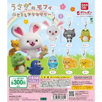 토끼 모피 메지루시 액세서리 전 6종 풀세트