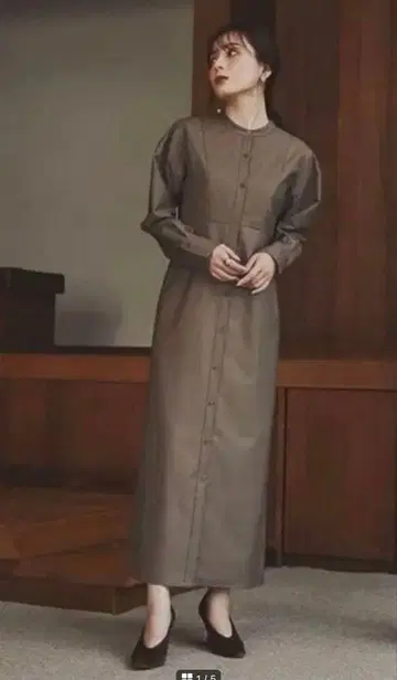 [ 새상품급 ] 아뉴앙스 anuans 퀼팅 타이트 셔츠 원피스 M 사이즈