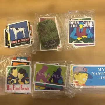 죠죠 제일복권 스티커 세트 1-6부