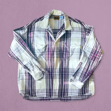 빅맥 체크 플란넬 셔츠 L