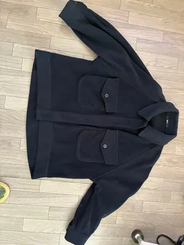 유니클로C 네이비 버튼 달린 포켓 자켓 S