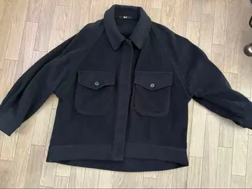 유니클로C 네이비 버튼 달린 포켓 자켓 S