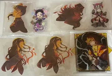 귀멸의 칼날 키 비주얼 할로윈 아크릴 스탠드 일괄 판매