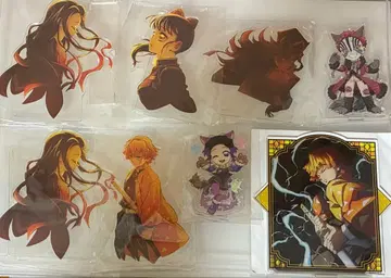 귀멸의 칼날 키 비주얼 할로윈 아크릴 스탠드 일괄 판매