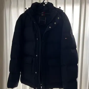 TOMMY HILFIGER 네이비 다운 자켓 L 사이즈