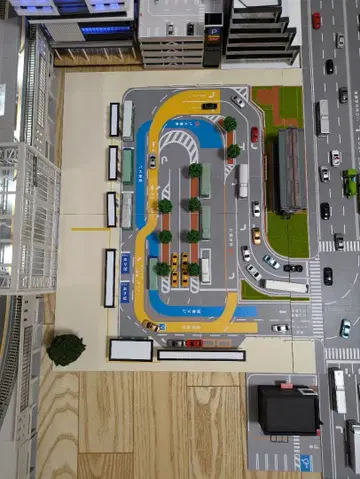 N 게이지 자작 도안 시트 역전 광장