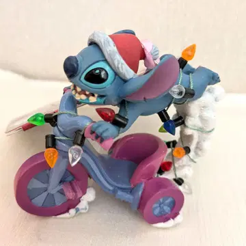 디즈니 스토어 크리스마스 오너먼트 스티치 피규어