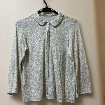 메루카리 시세 최종 꽃무늬 긴팔 셔츠 M 사이즈 그레이 계열