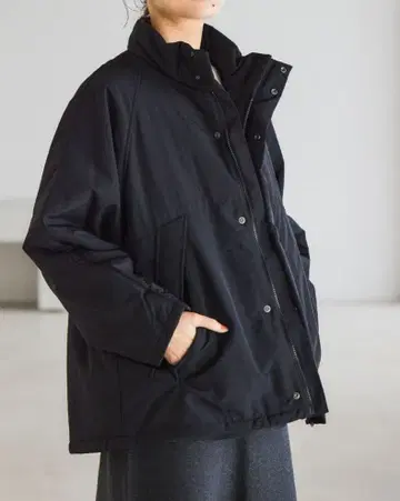 스튜디오 클립 스탠드 카라 미들 코트