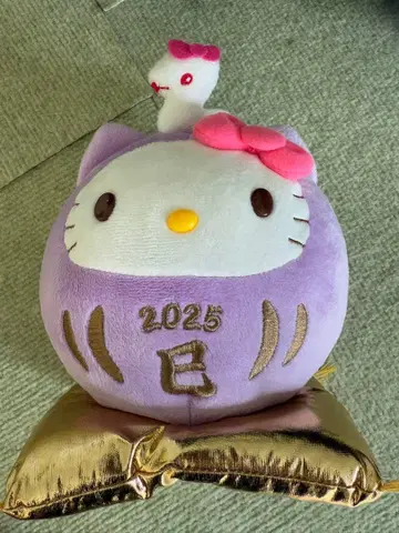 야쿠르트 키티 십이지신 뱀 봉제 인형