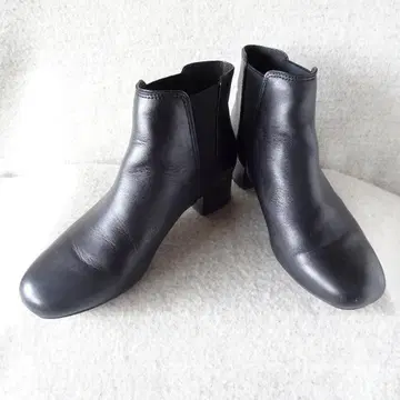 Clarks 클락스 숏부츠 사이드고어 블랙 가죽 블랙