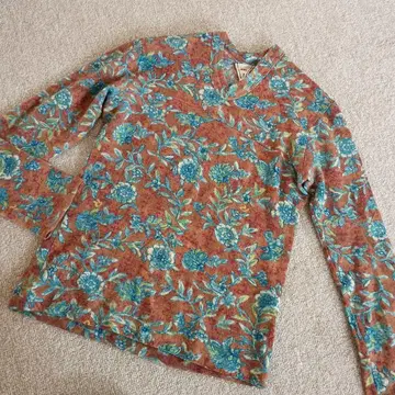 45R 티셔츠 울 플라워