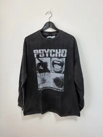 [ XL ] 새상품급 PSYCHO 사이코 긴팔 T셔츠 롱T 빈티지