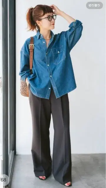 스픽 앤 스팬 더블 크로스 투 턱 팬츠 36 새상품급