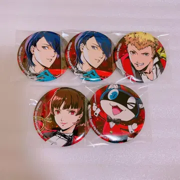 페르소나 5 콘서트 페르콘 캔뱃지 유스케 류지 마코토 모르가나 세트