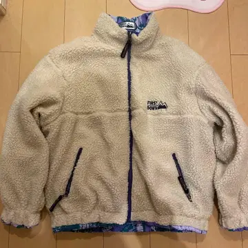 프리가이아 스토어 별주 오버 사이즈 퍼스트 다운 리버서블 보아 자켓