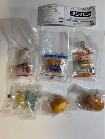 후지빵 스퀴즈 마스코트 참 전 6종 컴프