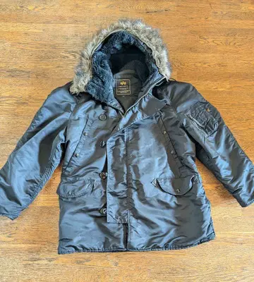 ALPHA 블랙 밀리터리 N3-B M 사이즈 알파