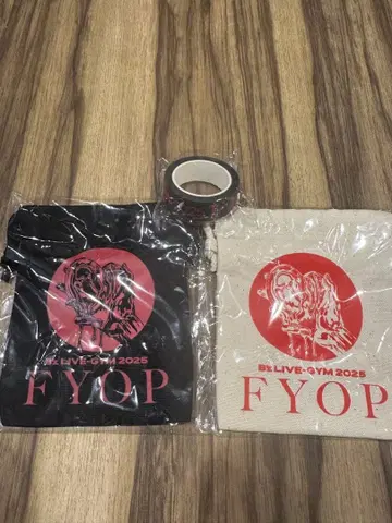 B'z LIVE-GYM 2025 FYOP 가챠 마스킹 테이프 복조리 세트