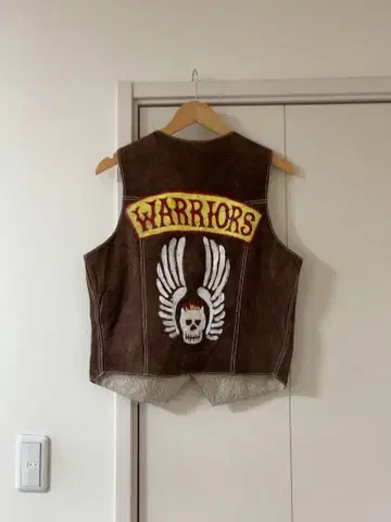 빈티지 스웨이드 가죽 베스트