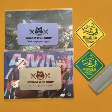MAN WITH A MISSION 스티커 2장 세트