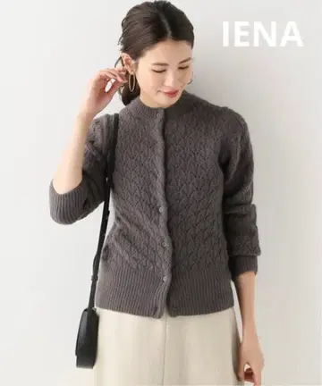 IENA W/Fox 시스루 패턴 가디건 정가 1.8만