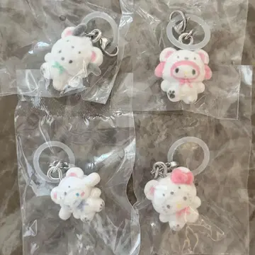 산리오 포근포근 스노우 4세트