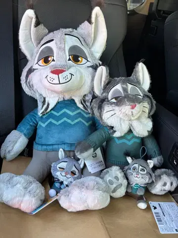 주토피아2 봉제 인형 파우버트 4세트