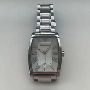 엠포리오 아르마니 남성용 워치 손목시계 쿼츠 AR-0926 실버