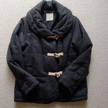 다크 그레이 더플 코트 M