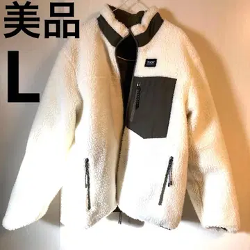 새상품급 TAION 타이온 다운 L 보아 플리스 리버서블 자켓