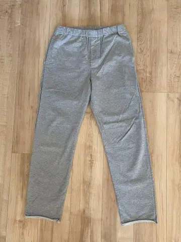 AURALEE 남성용 스웨트 팬츠 (그레이)