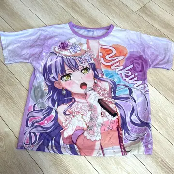뱅드림! Roselia 미나토 유키나 풀 그래픽 T셔츠 (후지큐)