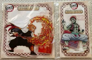 극장판 귀멸의 칼날 무한열차편 아크릴 마스코트 렌고쿠 쿄쥬로 아카자 세트