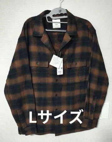 유니클로 JW ANDERSON 브러쉬드 코튼 오버 사이즈 셔츠