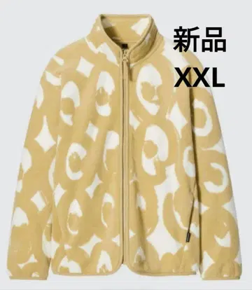 미사용 새상품 유니클로 마리메꼬 플리스 풀집업 자켓 XXL