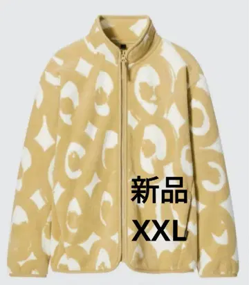 미사용 새상품 유니클로 마리메꼬 플리스 풀집업 자켓 XXL