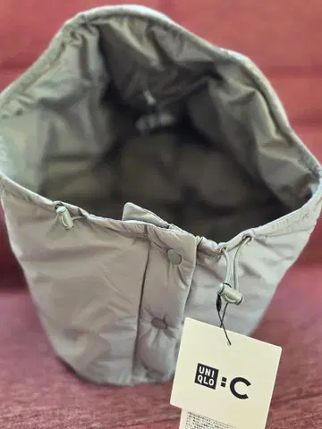 미사용 새상품 UNIQLO C 유니클로 나일론 후디드 넥워머