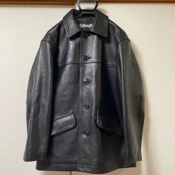 SCHOTT 가죽 카 코트