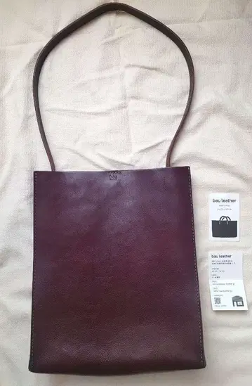 bau 가죽 바우레더 사각형 숄더 네브라스카