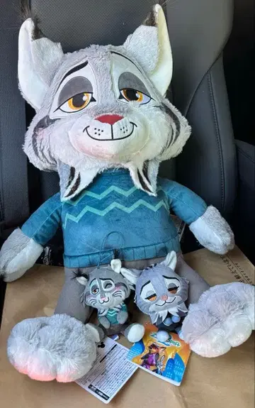 주토피아 2 봉제 인형 파우버트 3종 세트