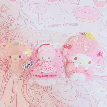 산리오 마이 스위트 피아노 사이좋게 반반씩 마스코트 브로치 마이멜로디