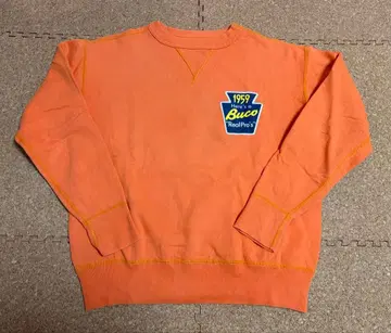 더 리얼 맥코이 Buco McCoy's 맨투맨 오렌지 사이즈 M