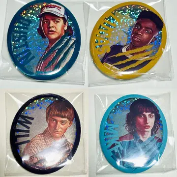 마이크 더스틴 루카스 기묘한 이야기 캔뱃지