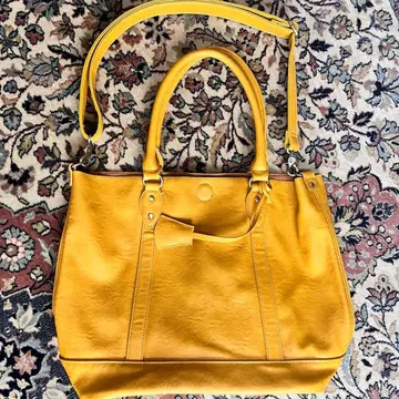 [ 천연 가죽 ] 3way 숄더 토트백