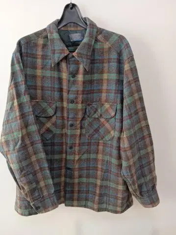 펜들턴 80's 오픈 카라 울 셔츠 미국제 VINTAGE